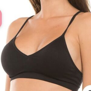 Anemone Black Bralette One Size Fits Most